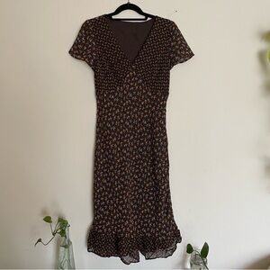 Earthy midi sundress